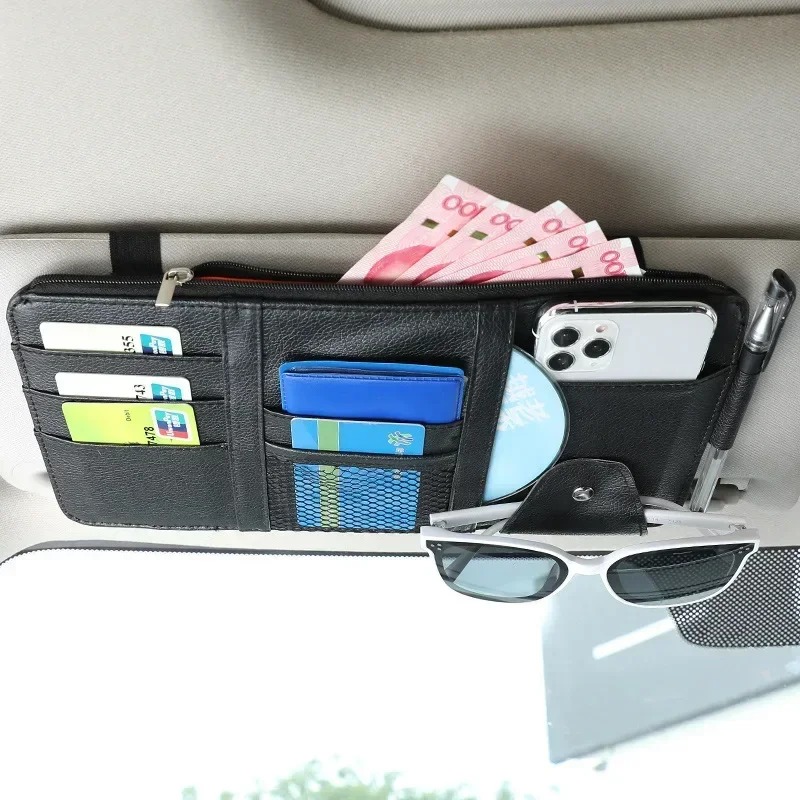 Car Accessories For Elderly - منظم متعدد الجيوب لحاجب الشمس في