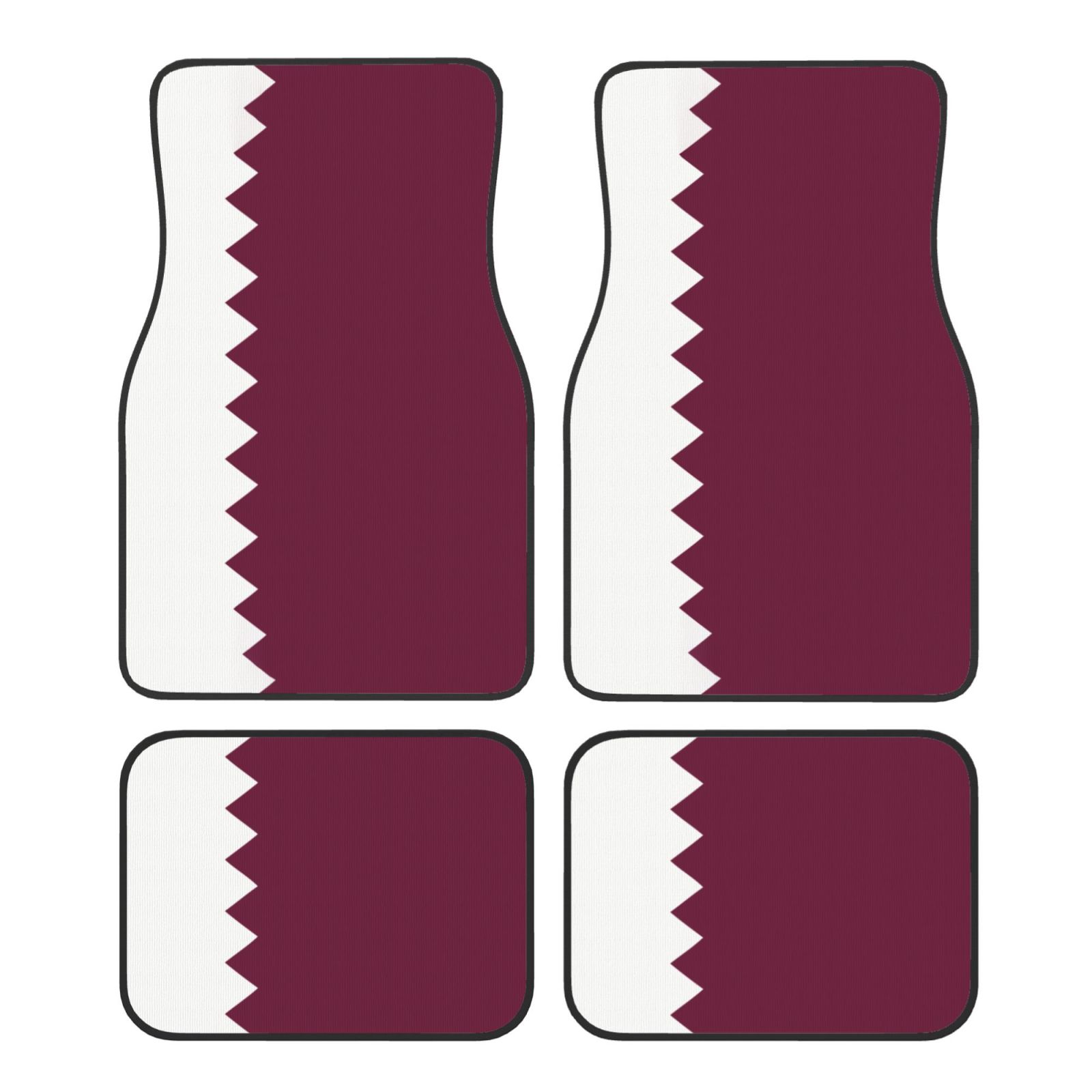 Qatar Car Accessories - علم قطر نمط الحصير سيارة من