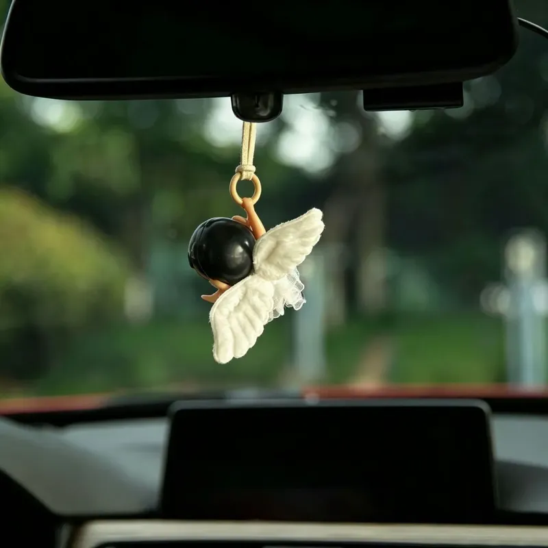 قلادة معلقة على مرآة السيارة ا - مراجعة Car Accessories Etsy وسعره