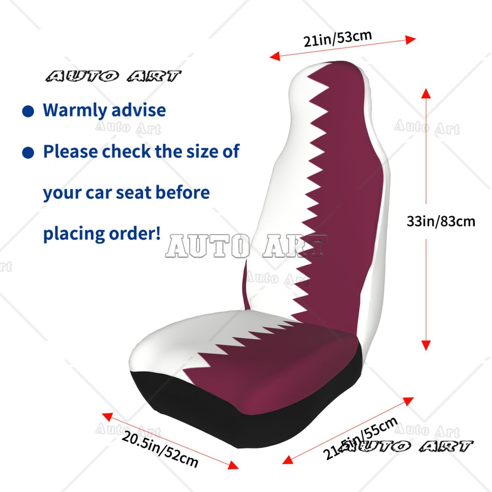مجموعة غطاء مقعد السيارة ذات ا - مراجعة Qatar Car Accessories وسعره