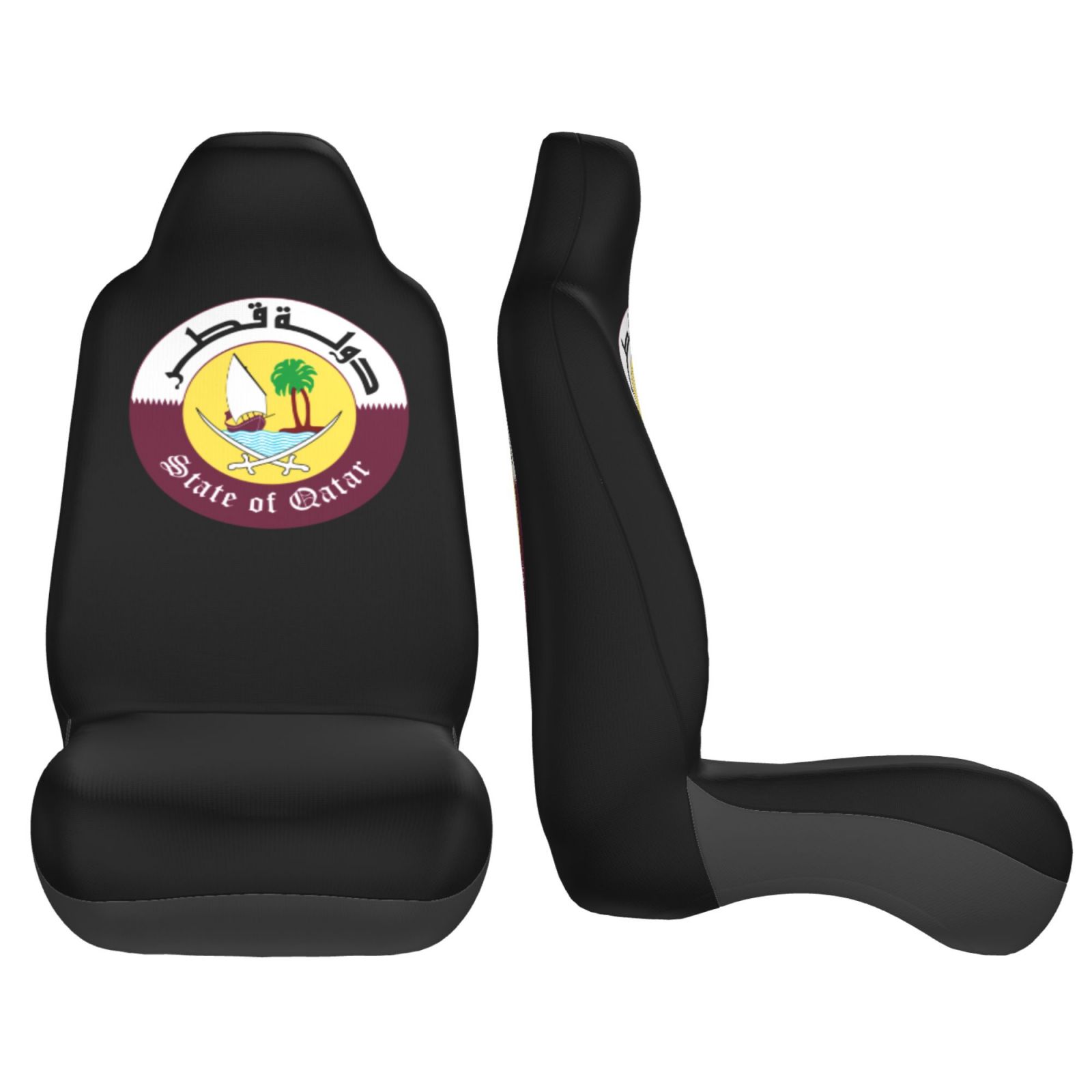 قطر الوطنية شعار نمط مقعد السي - مراجعة Qatar Car Accessories وسعره