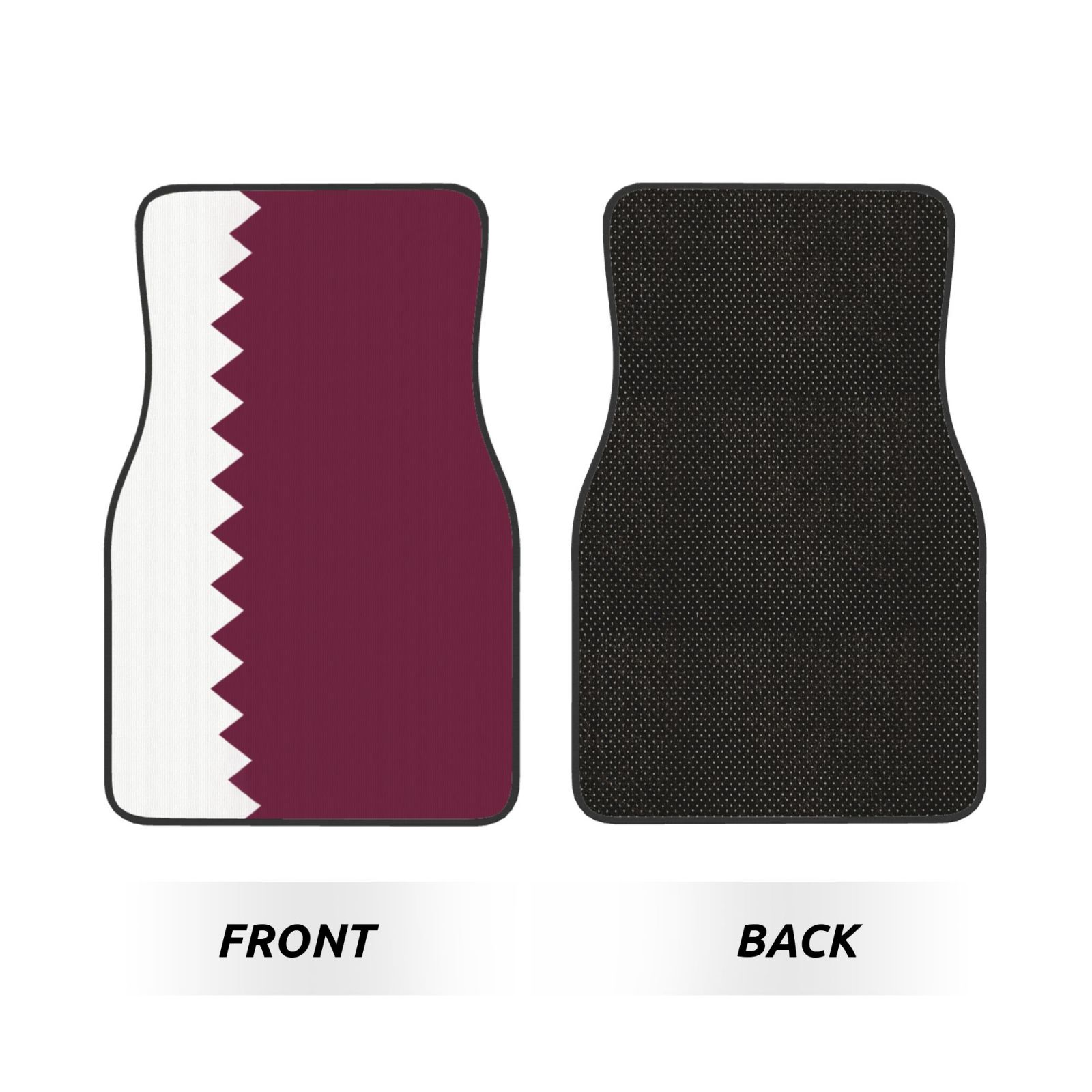 علم قطر نمط الحصير سيارة من 4  - مراجعة Qatar Car Accessories وسعره